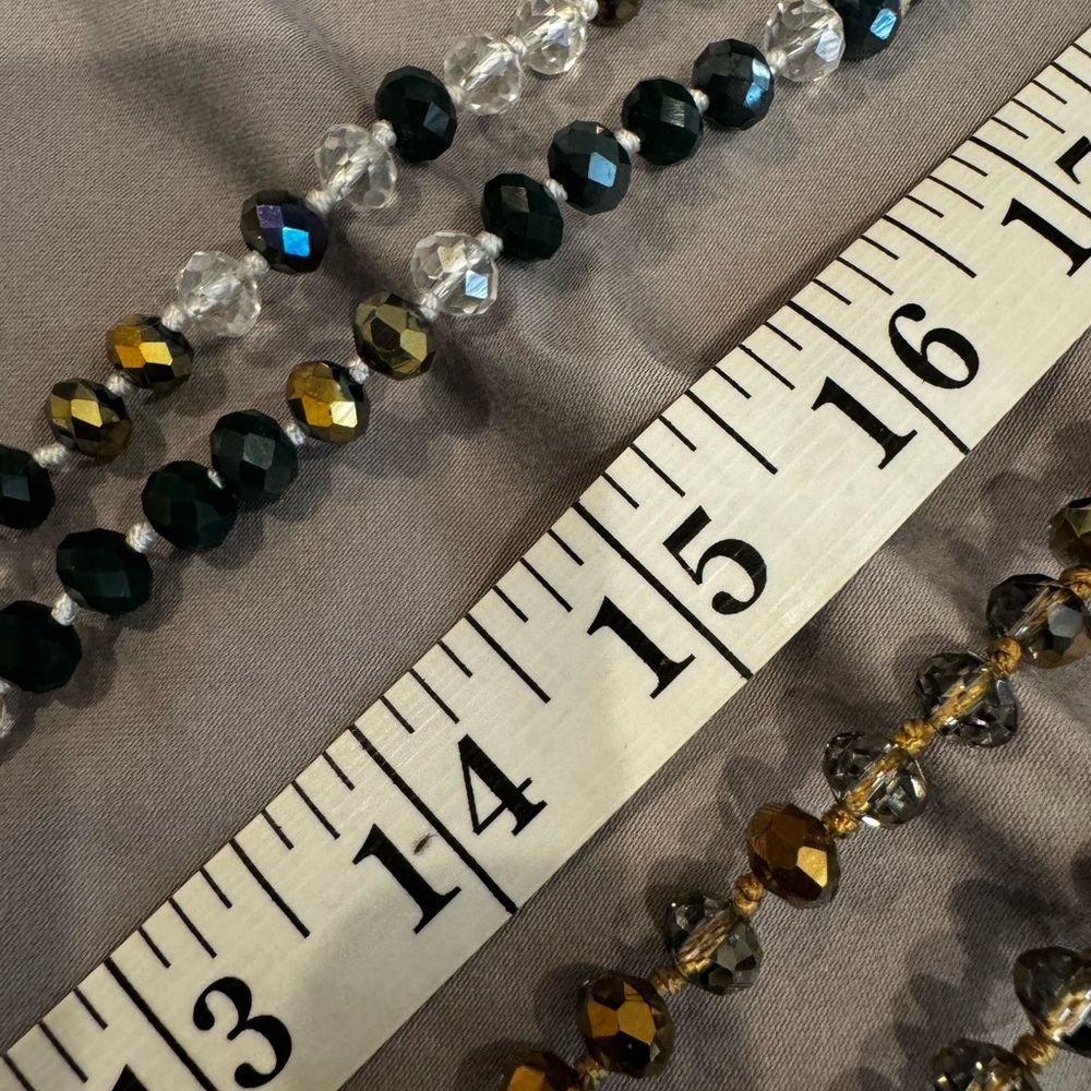 Bead necklaces